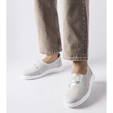 Gemre Silver perforated leather sneakers Ethels | Shoptok.si
