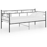 The Living Store Posteljni okvir črn kovinski 90x200 cm - Posteljni Okvir, (21528707) | Shoptok.si