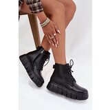 VINCEZA Leather Insulated Women's Boots on Platform | shoptok.hr