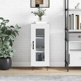 vidaXL Komoda bijela 34 5 x 34 x 90 cm od konstruiranog drva Cijene