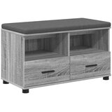  Haldna klop z blazino s predalom Siva Sonoma 80 x 38 x 46 cm, (5000155707) | Shoptok.si