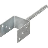  Sidra za ogradu 6 kom srebrna 8 x 6 x 30 cm pocinčani čelik | shoptok.hr