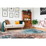 Kayoom TEKAČ Indiana 300 Blau / Braun 80/150 cm tkano modra, rjava | Shoptok.si