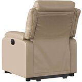 vidaXL Naslonjač na podizanje od umjetne kože boja cappuccina | shoptok.hr