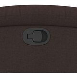  Naslonjač na podizanje tamnosmeđi od tkanine | shoptok.hr