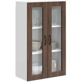  Zidni stakleni ormarić Smeđi hrast 60 x 31 x 100 cm | shoptok.hr