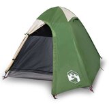 Šator za kampiranje za 2 osobe zeleni 254x135x112 cm taft 185T | shoptok.hr