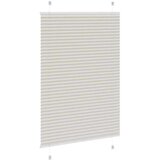vidaXL Plisirana roleta svijetlosiva 85x100 cm širina tkanine 84,4 cm | shoptok.hr