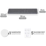 Wenko Siva podloga za ocjeđivanje posuđa od dijatomita 30x8 cm Damon – | shoptok.hr