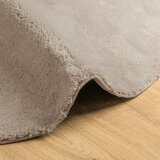  Tepih HUARTE kratkih vlakana meki i perivi Ø160 cm boja pijeska | shoptok.hr