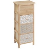 Casa Selección Visoka komoda iz masivne pavlovnije v naravni barvi 34x78 cm – | Shoptok.si