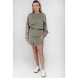 By o la la Khaki sweatshirt dress Cene