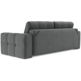 Makamii Temno siva raztegljiva sedežna garnitura iz tkanine bouclé 255 cm Milu – | Shoptok.si