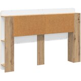  Glava kreveta s ormarićem Hrast artisan 160 cm | Shoptok.si