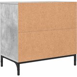  Noćni ormarić Beton siva 63.5 x 36 x 61 cm Konstruirano drvo | Eponuda.com