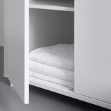 Bessagi Home Garderobna Omara Milo, Bela, Klasična Vrata | Shoptok.si