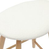 Trpezarijske stolice 2 kom. Čvrsto drvo od gume Prirodna Smeđa 46 x 37 x 63 cm | shoptok.hr