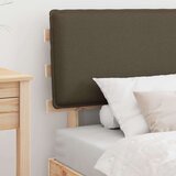  Posteljni okvir z oblazinjenim vzglavjem Taupe 75 x 190 cm, (5000101551) | Shoptok.si