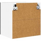 vidaXL Viseča omarica Riga 2 pcs Črni hrast in bela 40 x 31 x 40 cm | Shoptok.si