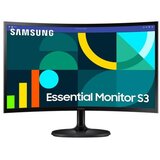  24" FHD Zakrivljeni Monitor S3VA, 1920x1080, 3000:1, 100Hz4ms, 250cd, VGA, HDMI, VESA, crna | Eponuda.ba