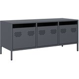 TV ormarić antracit 101,5 x 39 x 43,5 cm hladno valjani čelik | shoptok.hr