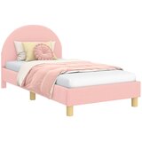  za djecu s uzglavljem Ružičasta 80 x 160 cm Bouclé | shoptok.hr