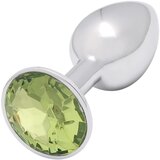 Sunfo metalni analni plug s limeta draguljem (srebro) Cijene
