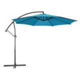 Viseći suncobran 300 cm plavi