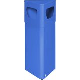 VAR Zbiralnik odpadkov, trikotne oblike, prostornina 32 l, z notranjim vstavkom, encijan modre barve | Shoptok.si