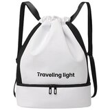 INF Fitnes nahrbtnik z vrvico White, (21550172) | Shoptok.si
