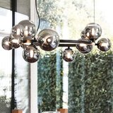 Ideal Lux led luster na sajli perlage 11xG9/3W/230V prečnik 73 cm crna/dimljena | Eponuda.com