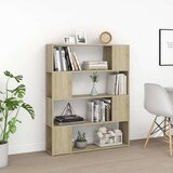 vidaXL ormarić za knjige / sobna pregrada boja hrasta 100x24x124 cm | shoptok.hr