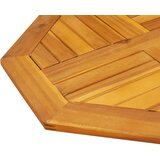 Stolna ploča 60x60x2 cm osmerokutna od masivnog drva bagrema | shoptok.hr