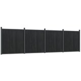 vidaXL Ograjni panel siv 699x186 WPC, (21122983) | Shoptok.si