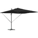  Cantilever Roma Parasol s LED-ima - Crna 286 x 285 x 270 cm Aluminij | shoptok.hr
