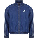 Adidas Jeans jakne STADIUM LOOSE FIT DENIM TRACK Track Top Modra Cene