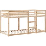 Krevet na kat s krovom 90 x 200 cm od masivne borovine | shoptok.hr