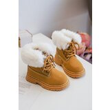 Boto Children's Trapper Boots with Zip and Faux Fur Camel Gerande | Shoptok.si