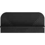  Zidna polica 2 kom. Crna 80,5 x 13,5 x 37,5 cm Prerađeno drvo | shoptok.hr