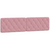 vidaXL Postelja z vzmetnico roza 200x200 cm žamet | Shoptok.si