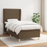  The Living Store Box spring postelja z vzmetnico temno rjava 80x200 cm blago - Box Spring Postelja, (21518875) | Shoptok.si