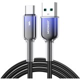 Joyroom KABEL 3A USB-A NA USB-C 1,2M ČRNO OVITEK POLNILEC ZA TELEFON, (22070531) | Shoptok.si