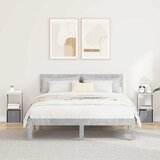  Noćni ormarić 2 pcs Betonski sivi 25,5 x 22 x 49,5 cm | Eponuda.com
