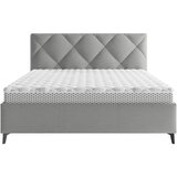 MID.YOU OBLAZINJENA POSTELJA 180 cm x 200 cm , tekstil temno siva | Shoptok.si