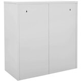 Ormarić Omara s ključavnico svetlo siva 90x45x92,5 cm jeklo, (20705353) | Shoptok.si