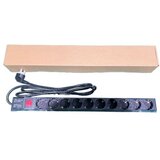 Exeshop Razvodni PDU panel za rack 19 in, sa 10 utičnih mesta, kabl 2m (aluminijum) | ePonuda.com