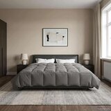  Ljetni pokrivač Svijetlo siva 220 x 260 cm Mikrovlakna - Svjetlosiva 260 x 220 cm | shoptok.hr