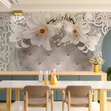 Foto tapeta - Lilies and Quilted Background 350x256 | shoptok.hr