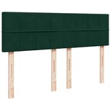  Krevet s oprugama i madracem tamnozeleni 160x200 cm baršunasti | shoptok.hr