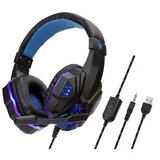 Venisymlis Stereo igralne slušalke PS4/PC 7.1, mikrofon za upravljanje šumov, LED lučka, (22102431) | Shoptok.si